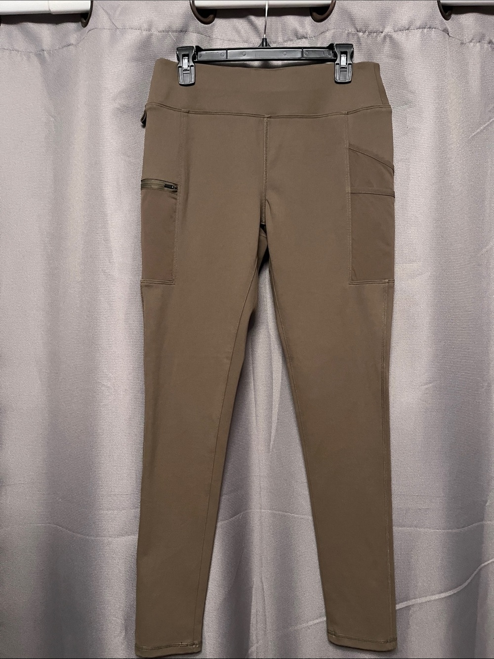 Carhartt Olive Brown Leggings with Utility Pockets
